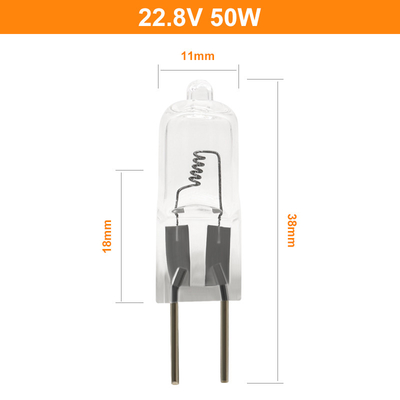 Żarówka halogenowa 22,8 V 50 W Lampa podstawowa Bipin G6.35 Szpitalne żarówki chirurgiczne