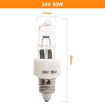 24v 50w E11 Halogenowa żarówka z pojedynczym otworem Sala operacyjna zimnego światła