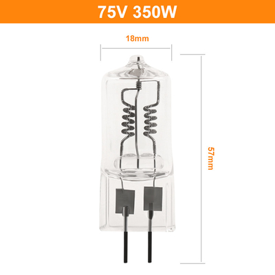 75V 350W Szklana kwarcowa żarówka halogenowa Specjalna lampa halogenowa o wysokiej temperaturze