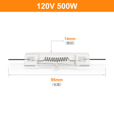 Dwustronna żarówka halogenowa sceniczna 120 V 500 W żarówka halogenowa do pracy