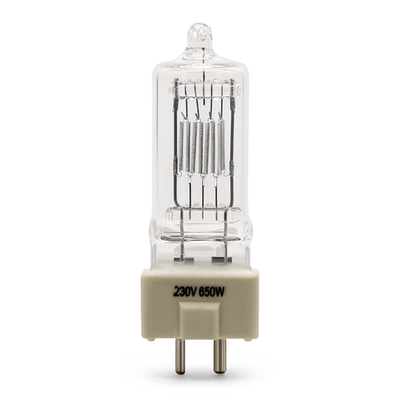 GY9.5 230V 650W Halogenowa lampa szperacz AC Reflektor Żarówka projektora teatralnego