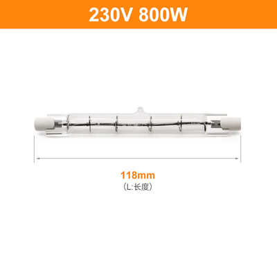 230V 800W R7s żarówka halogenowa 118mm ściemnialna dwustronna liniowa lampa halogenowa