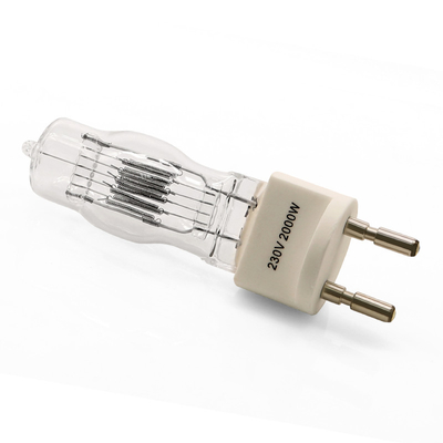 Żarówka halogenowa 230v 2000w G22 z pojedynczą końcówką 3200k 300 godzin