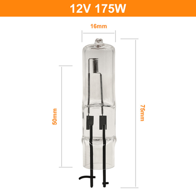 12V kwarcowa żarówka halogenowa 175W G6.35 Lampa 12-woltowa dwupinowa żarówka halogenowa z dwoma zębami