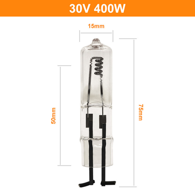 30V 400W żarówka kwarcowo-halogenowa 2-pinowy wskaźnik oświetlenia