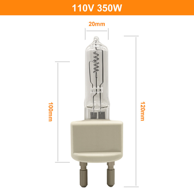 110V 350W G22 jasne żarówki kwarcowe Halogenowa lampa lokomotywy