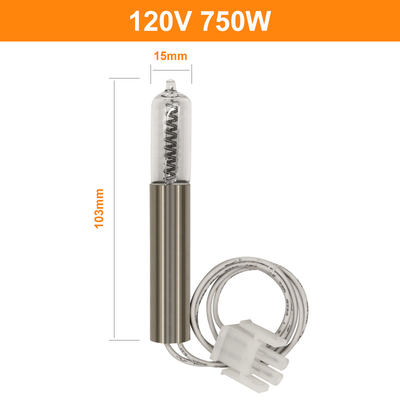 G9.5 Kwarcowa żarówka na podczerwień Kwarcowe żarówki halogenowe wolframowe 750W 120V