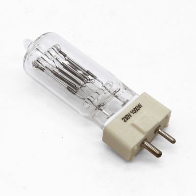 GY9.5 230V 1000W Pojedyncze halogenowe żarówki kwarcowe Tungsten Broadway Stage