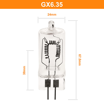 230V 1000W GX6.35 Żarówka Lampa projektora Latarka fotograficzna 3300k 15h 67,5mm Rozrywka