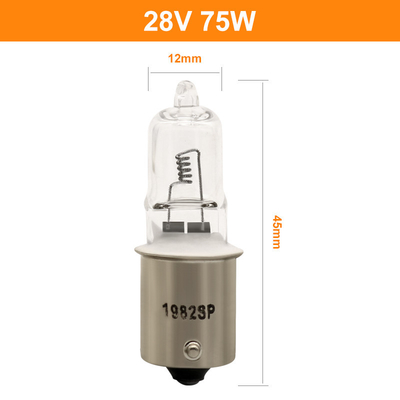 Lokomotywa Kwarcowe reflektory halogenowe Żarówki 1982SP 28v Niskonapięciowa lampa halogenowa 75w