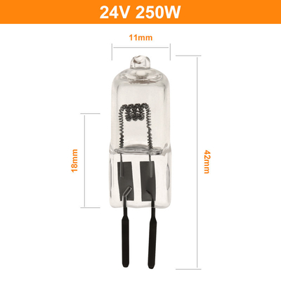 24v 150w 250W Kwarcowa lampa jodowa Lumenów Wysoka chirurgiczna lampa projektora halogenowego wolframu