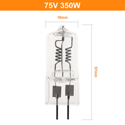 75V 350W Mikroskop Żarówka halogenowa Lokomotywa Reflektor pociągu Samochodowe światła przeciwmgielne Oświetlenie przednie