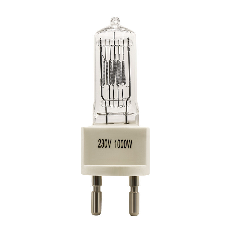 Czerwona żarówka halogenowa na podczerwień 1000W 230V kwarcowa lampa podczerwieni G9.5 25000 lumenów