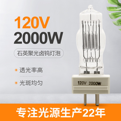 Żarówka halogenowa GY16 2000 W 120 V Żarówki do reflektorów morskich Zatwierdzone przez CE